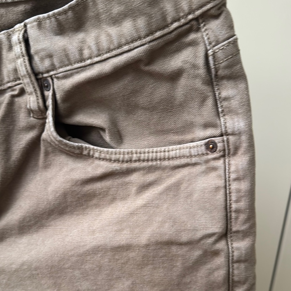 All Saints Cigarette Brown Slim Fit Jeans with Classic Denim Texture - Picture 4 of 10